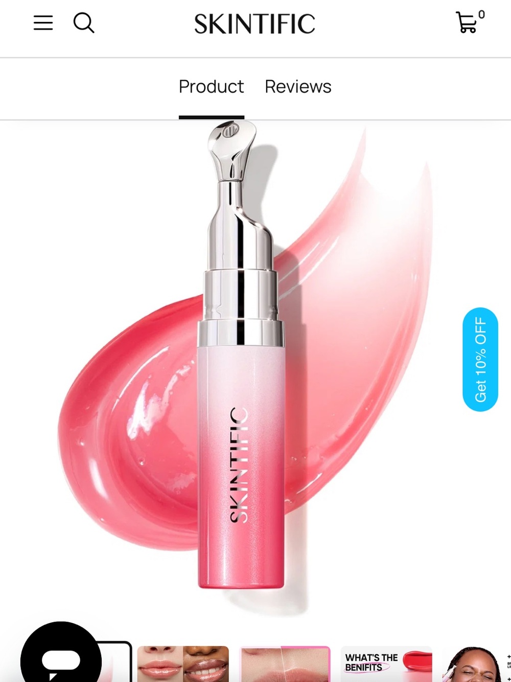 Skintific Brightening Lip Serum Baby Pink